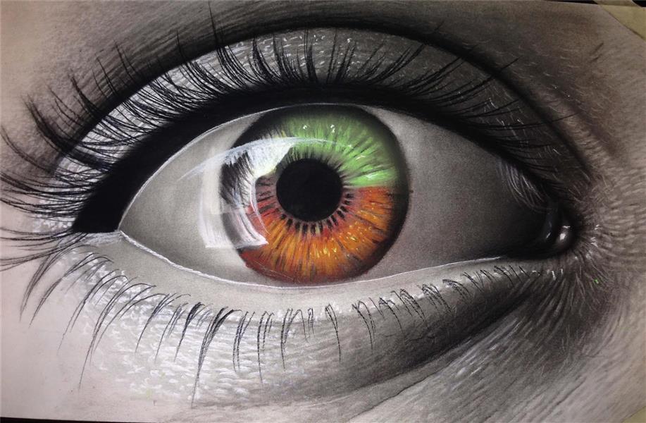 هنر نقاشی و گرافیک نقاشی چشم Arezoosn