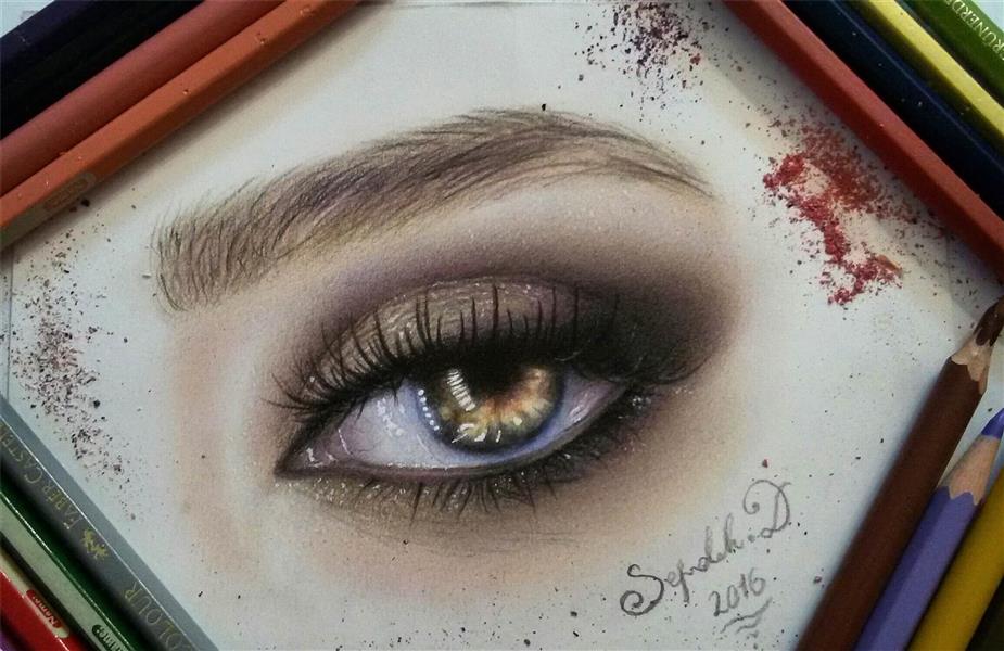 هنر نقاشی و گرافیک نقاشی چشم Sepidarts