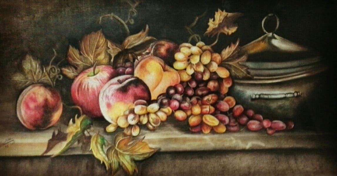 هنر نقاشی و گرافیک نقاشی میوه صفورا سلطانیان