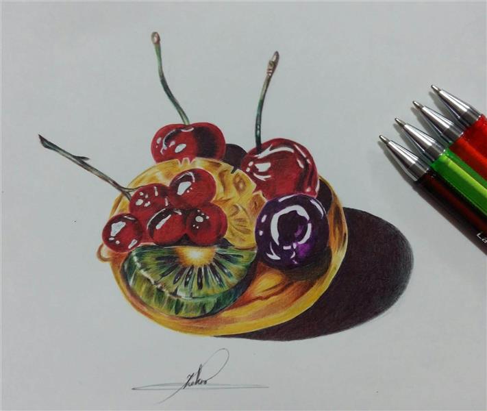 هنر نقاشی و گرافیک نقاشی میوه Zahra