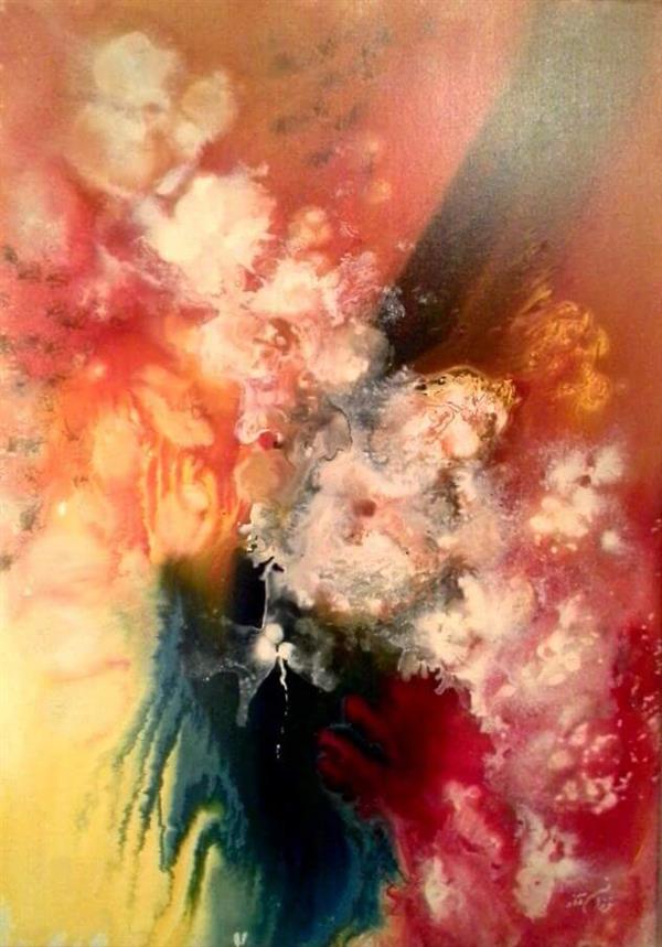 نقاشی گل آسان