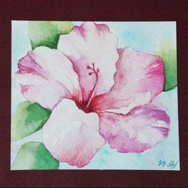 نقاشی گل آسان