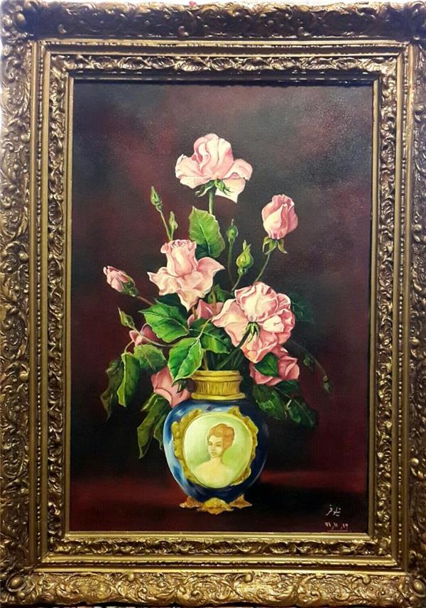 نقاشی گل آسان