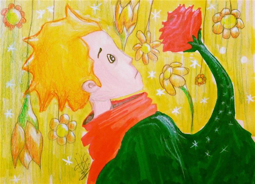 نقاشی گل آسان