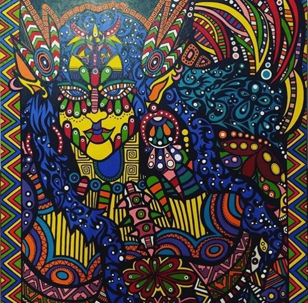 هنر نقاشی و گرافیک نقاشی جنگ رنگ ها ZarYas