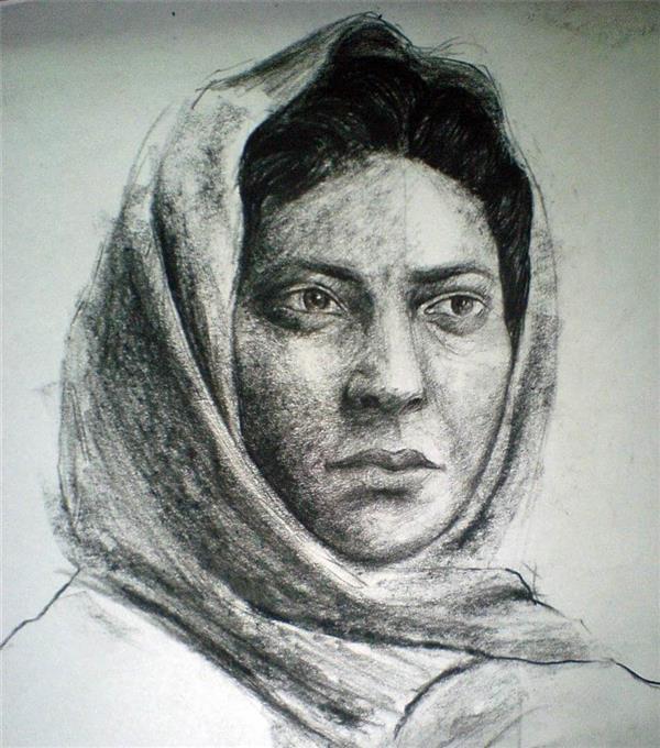 هنر نقاشی و گرافیک نقاشی پرتره (چهره) Mehdi Jozari