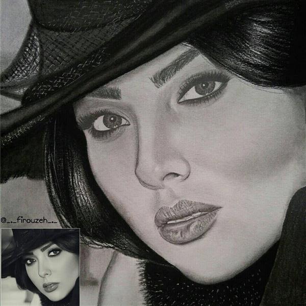 هنر نقاشی و گرافیک نقاشی پرتره (چهره) فیـــــروزه