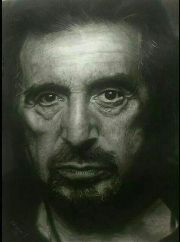 هنر نقاشی و گرافیک نقاشی پرتره (چهره) احسان طاهری