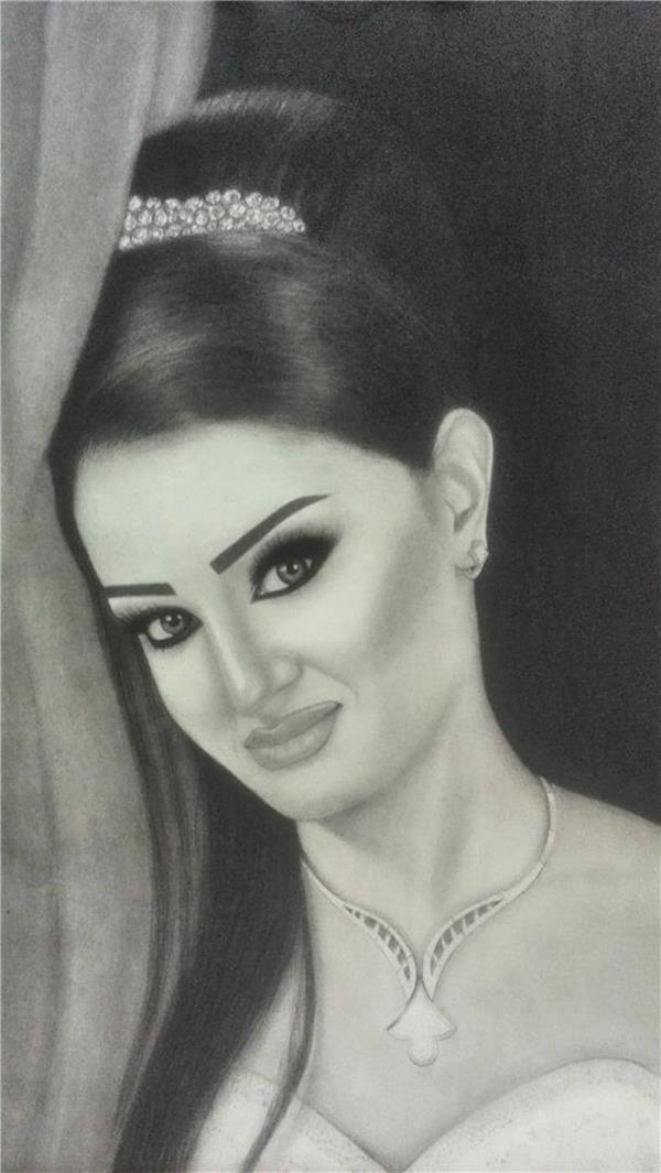 هنر نقاشی و گرافیک نقاشی پرتره (چهره) Samira