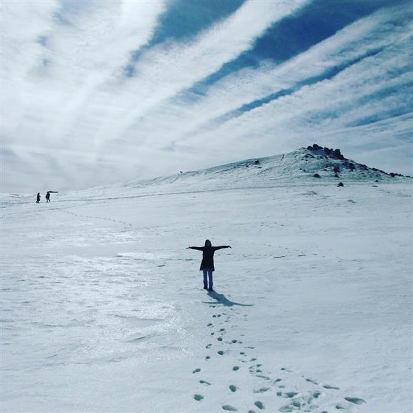 هنر عکاسی برف behi قله ی میشان-همدان