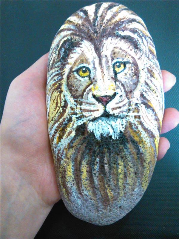 هنر نقاشی و گرافیک نقاشی حیوانات behi نقاشی روی سنگ