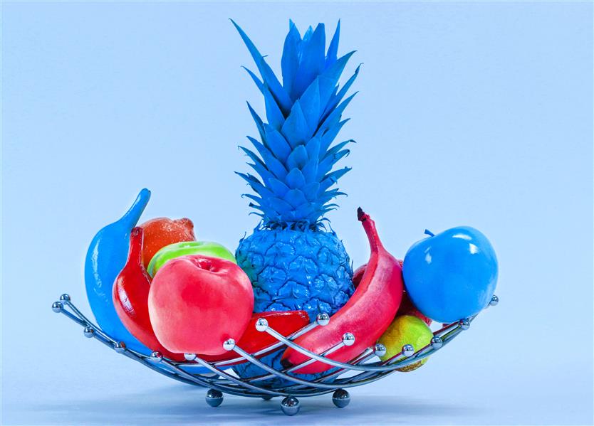 هنر عکاسی محفل عکاسی Volkan Yulker Fruits, paint, Alchemy