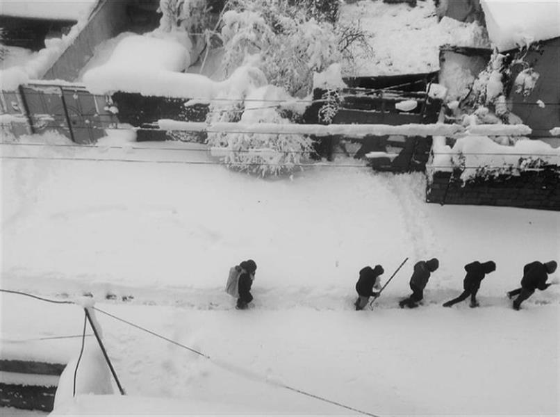 هنر عکاسی محفل عکاسی ghazaleh sadr (برف)
برف سال ۱۳۹۸ لاهیجان که شایعه بود کرونا با بارش برف در آن زمان وارد گیلان شد!
#عکس با گوشی موبایل گرفته شده و بر روی کاغذ #گلاسه ی ضخیم چاپ گردیده است.
عکاس:غزاله صدر

