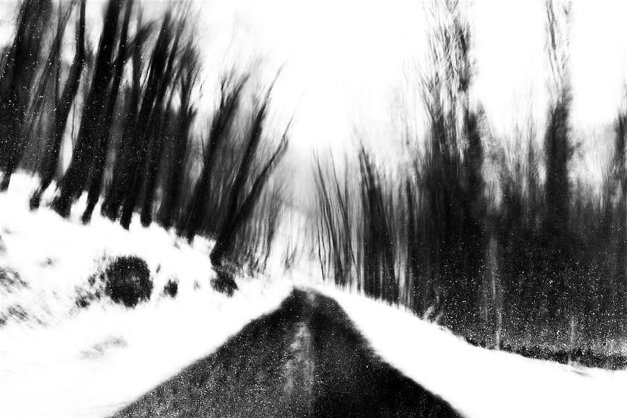هنر عکاسی محفل عکاسی Mohammad #photography #fineart #icm #abstract #impression #blackandwhite #bnw #dark #shadow #light #snow #landscape