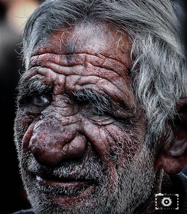 هنر عکاسی محفل عکاسی Vahid-bS #پرتره#پیرمرد