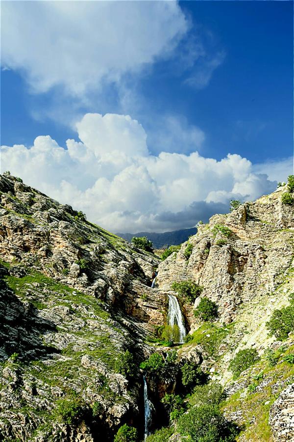هنر عکاسی محفل عکاسی عادل عبدالهی آبشاری از آسمان