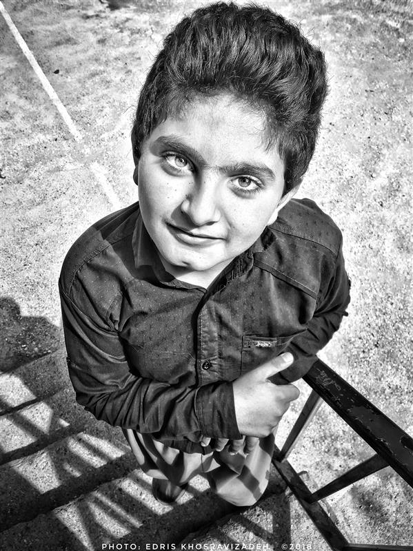 هنر عکاسی محفل عکاسی Edris Khosravizadeh پرتره کودک روستایی ۱