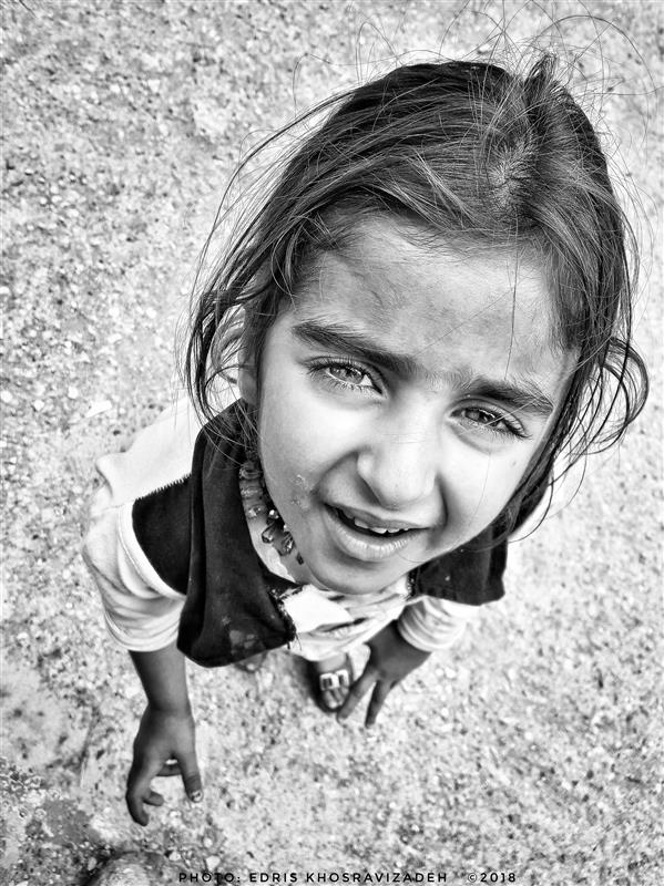 هنر عکاسی محفل عکاسی Edris Khosravizadeh پرتره کودک روستایی ۲