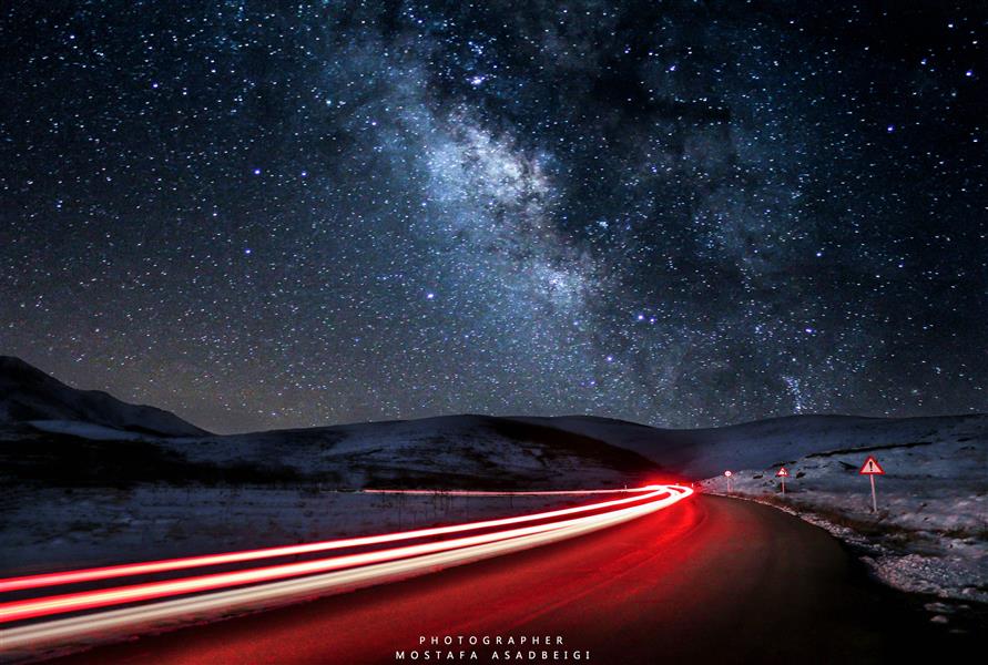 هنر عکاسی محفل عکاسی مصطفی اسدبیگی کهکشان راه شیری 
تویسرکان