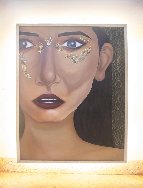 هنر نقاشی و گرافیک محفل نقاشی و گرافیک Dipa Dey Alisha acrylic, metal staff,lights
style inspired from african portrait
subject portrait