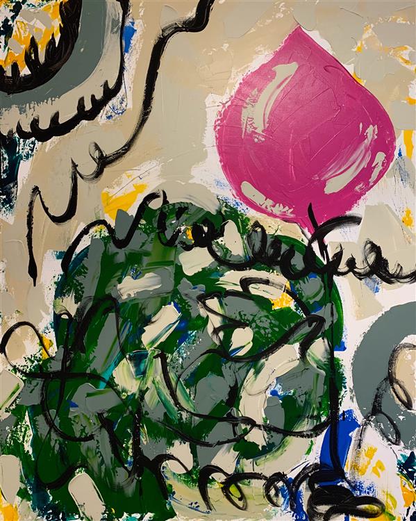 هنر نقاشی و گرافیک محفل نقاشی و گرافیک Emela Brace  “Tulip Mania” is an original artwork , New Work in my Gallery. Acrylic on canvas , acrylic markers, metallic colors .