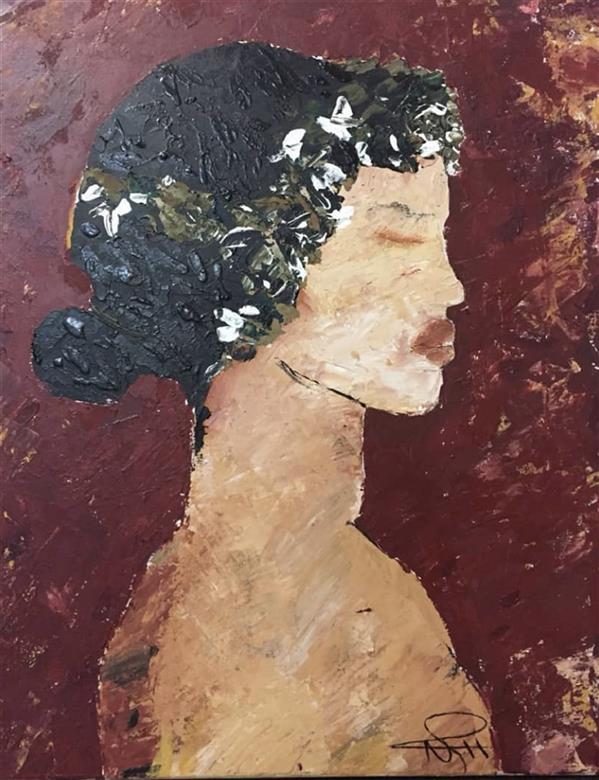 هنر نقاشی و گرافیک محفل نقاشی و گرافیک Nada alhorani #acrylic painting 