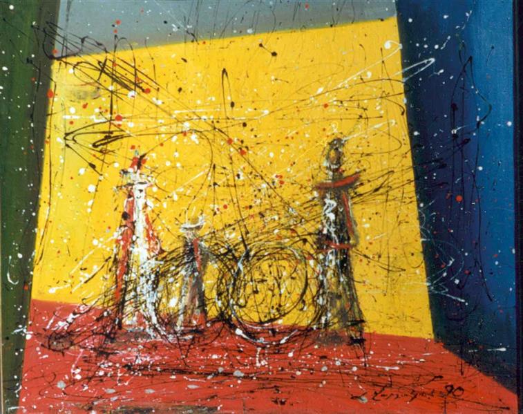 هنر نقاشی و گرافیک محفل نقاشی و گرافیک Lavrent Vardanyan "Before the performance" c.o., t. c.
1990 (75x91) - $ 5800
Welcome to my page my dear visitors
My all works you can find on my web site
http://lvardanyan.narod.ru

Feel free to choose a painting from there, and i will  bring it here that you can buy it easaly.