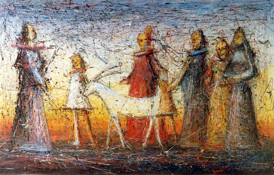 هنر نقاشی و گرافیک محفل نقاشی و گرافیک Lavrent Vardanyan "White goat's appreciation" c.o., t. c.
1990 (125x200) - $ 16000
Welcome to my page! You can visit my site and select any pain that you want to buy, an i will add here  for buying!
http://lvardanyan.narod.ru