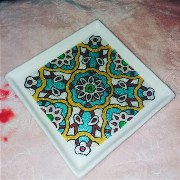 هنر نقاشی و گرافیک محفل نقاشی و گرافیک sara akbry نقاشی وی سفال به ابعاده۱۶*۱۸