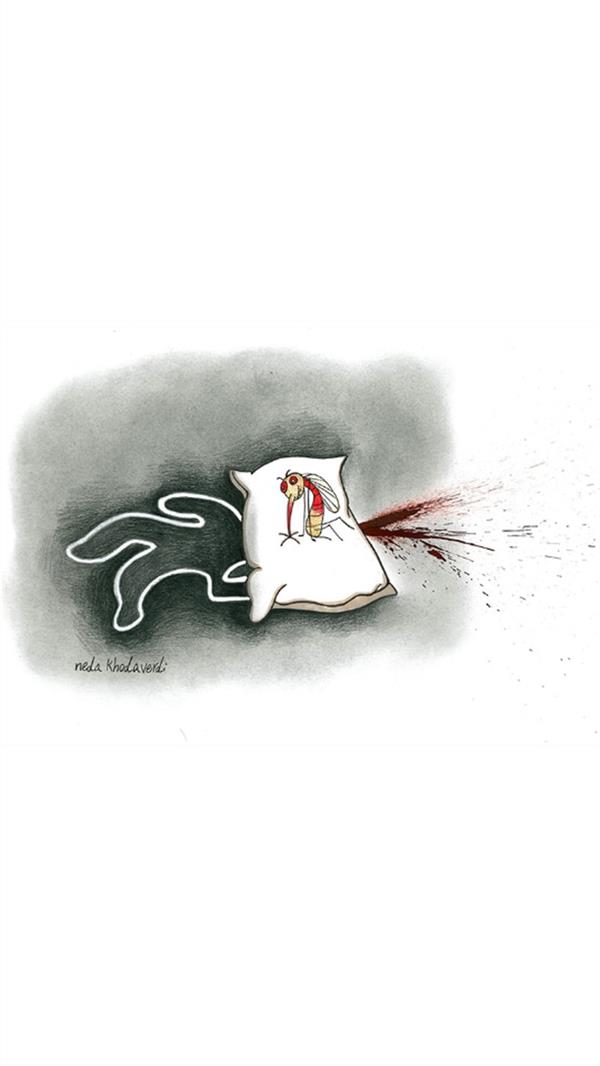 هنر نقاشی و گرافیک محفل نقاشی و گرافیک ندا خداوردی قراچه داغی #کاریکاتور#پشه.قاب ندارد.آ۴.#مداد_رنگی #روان_نویس#ماژیک