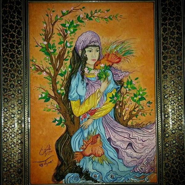 هنر نقاشی و گرافیک محفل نقاشی و گرافیک فائزه حیدریان  نگارگری