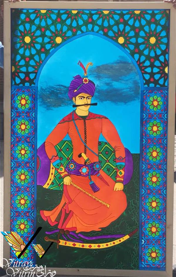هنر نقاشی و گرافیک محفل نقاشی و گرافیک احمد شکاری قاب ویترای شاه عباس نقاشی شده روی شیشه سایز پایه ۱.۳*۱.۸ متر  همچنین در سایز های مختلف قابل ارائه می باشد (فروش رفته است) #فروخته_شد
