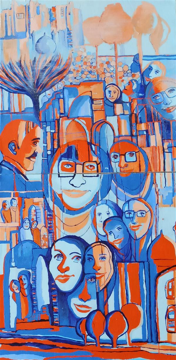 هنر نقاشی و گرافیک محفل نقاشی و گرافیک Fatemehaghakabiri Artist:Fatemeh Aghakabiri
Topic: Pease and happiness
Technique:Acrylic on canvas
Girth:60×120
Year:2022