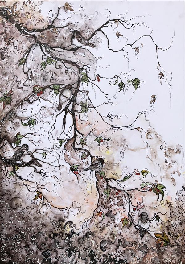 هنر نقاشی و گرافیک محفل نقاشی و گرافیک Rose Farshin نام اثر: Observer
تکنیک: Acrylic & watercolor
سایز: 50 * 70