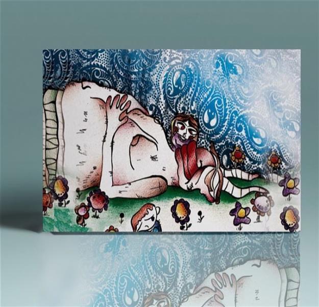 هنر نقاشی و گرافیک محفل نقاشی و گرافیک مونا صدری فریمی از تصویرسازی کتاب کودک