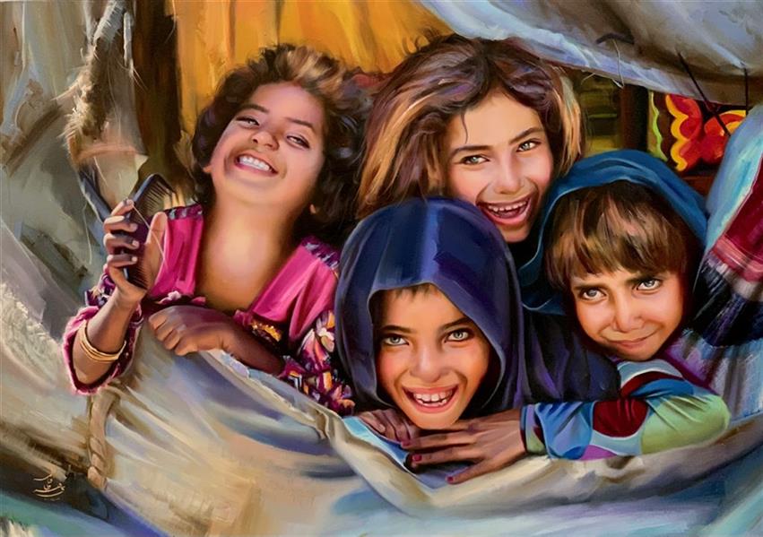 هنر نقاشی و گرافیک محفل نقاشی و گرافیک فاطمه طاهری کار با رنگ روغن
#پرتره