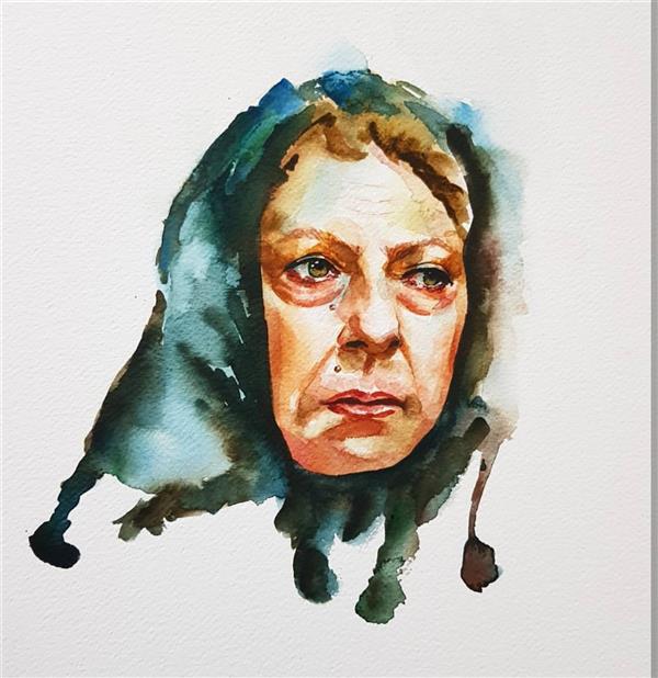 هنر نقاشی و گرافیک محفل نقاشی و گرافیک Leila zahiri نقاشی#آبرنگ