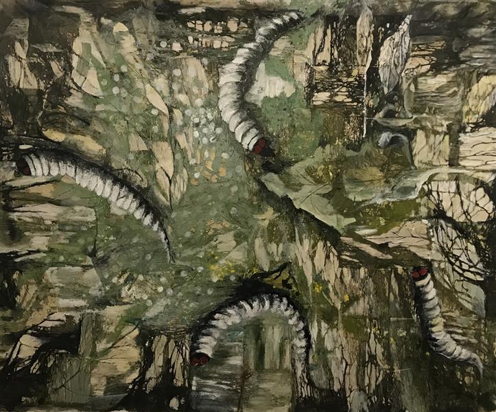 هنر نقاشی و گرافیک محفل نقاشی و گرافیک Elham Beiknezhad #آکرلیک روی پارچه بوم
# ۱۴۰۳/۰۴/۰۸
#در تکاپوی معنا
#الهام بیک نژاد