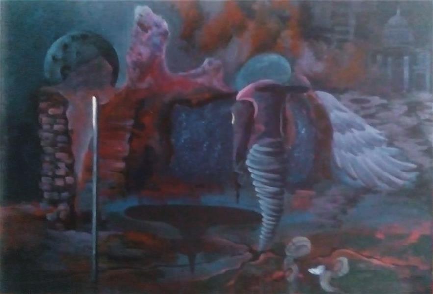 هنر نقاشی و گرافیک محفل نقاشی و گرافیک فریده فهیمی فرد Acrylic۱۰۰*۷۰