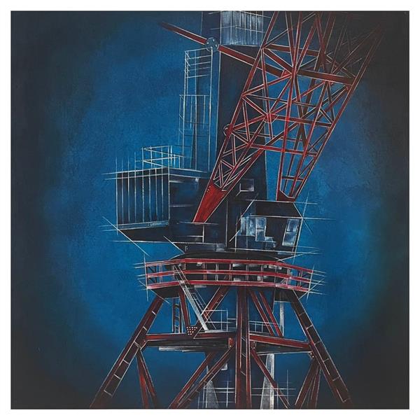 هنر نقاشی و گرافیک محفل نقاشی و گرافیک ارغوان مناجاتی ميكس مديا روي بوم ( اكرليك و تجسچر بتن)