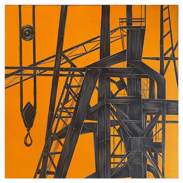 هنر نقاشی و گرافیک محفل نقاشی و گرافیک ارغوان مناجاتی ميكس مديا روي بوم ( اكرليك و تجسچر بتن)