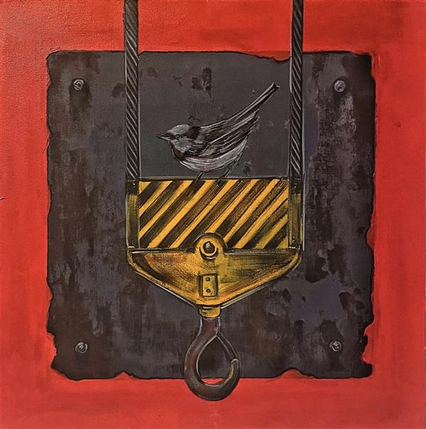 هنر نقاشی و گرافیک محفل نقاشی و گرافیک ارغوان مناجاتی اكرليك روي بوم