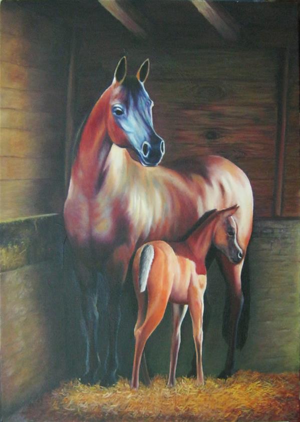 هنر نقاشی و گرافیک محفل نقاشی و گرافیک شاهین رنگ روغن
50*70 سانتیمتر
اسب#حیوانات#طبیعت