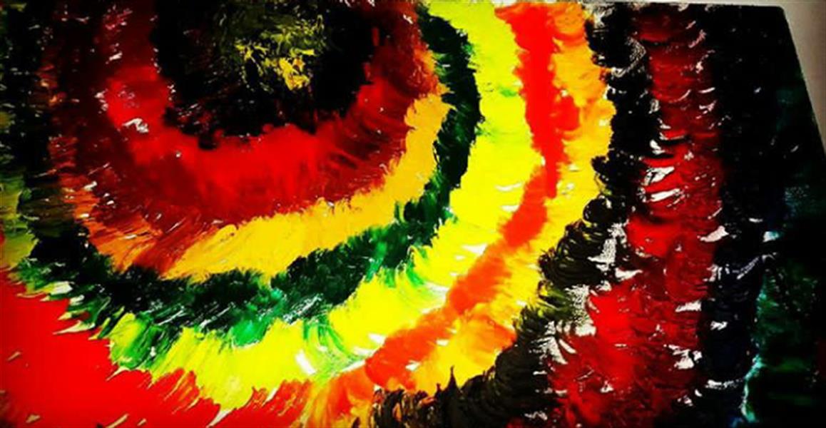 هنر نقاشی و گرافیک محفل نقاشی و گرافیک امی مهریان رنگ روغن روی شاسی