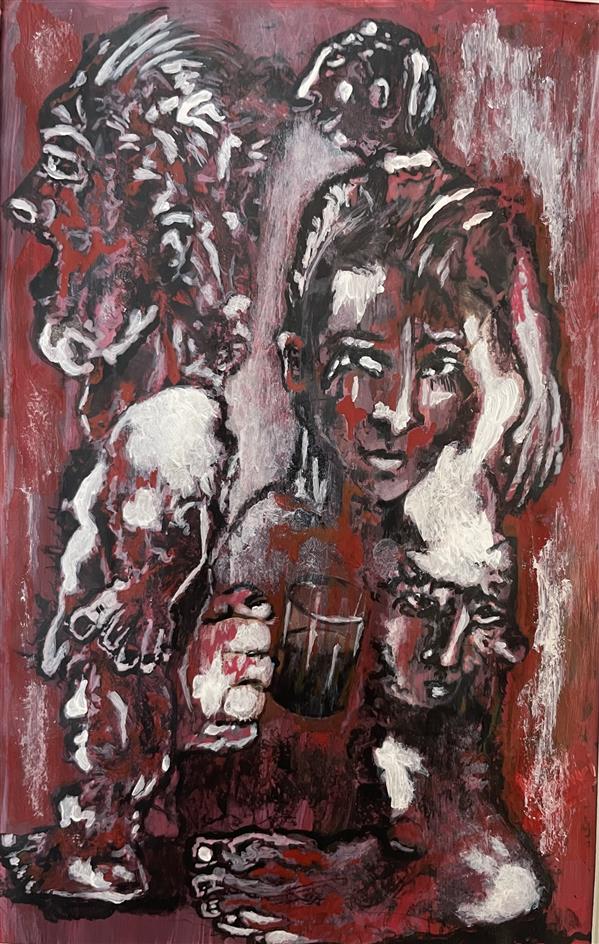 هنر نقاشی و گرافیک محفل نقاشی و گرافیک مهناز وزیری از مجموعه RED
اکرلیک روی کاغذ
#تجسمی
قاب سفید
همراه با پاسپارتو 32*25