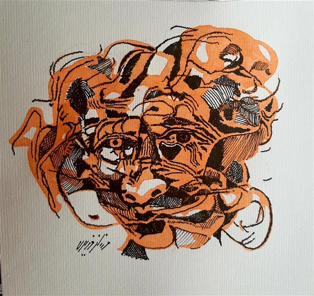 هنر نقاشی و گرافیک محفل نقاشی و گرافیک مهناز وزیری راپید، مرکب روی مقوا. اثر اورجینال می باشد.
همراه با قاب و پاسپارتو سفید.
29 cm