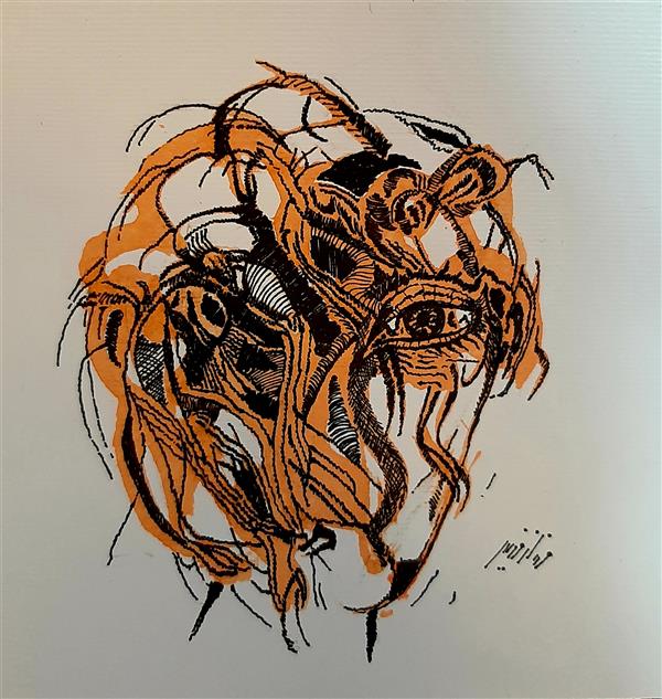 هنر نقاشی و گرافیک محفل نقاشی و گرافیک مهناز وزیری راپید، مرکب روی مقوا
#اورجینال#ذهنی#مدرن