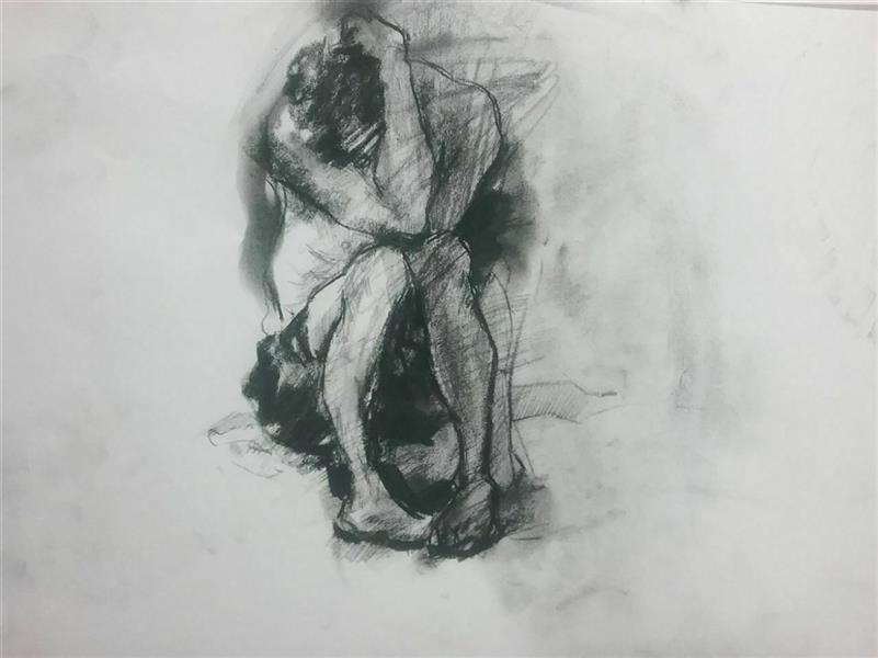 هنر نقاشی و گرافیک محفل نقاشی و گرافیک محمد رستمی #ذغال و کنته