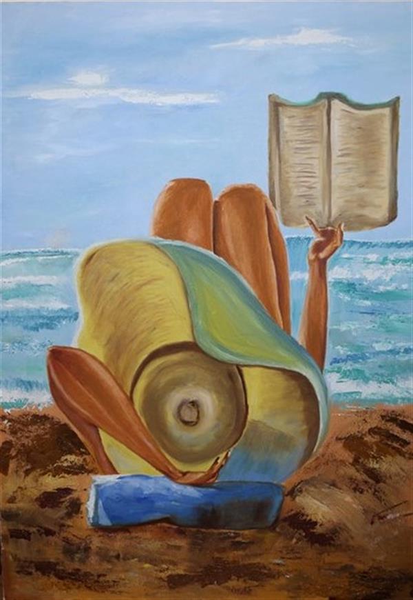 هنر نقاشی و گرافیک محفل نقاشی و گرافیک zahra soltani 50x70 #امپرسیونیسم #رنگ_روغن #سامرتایم