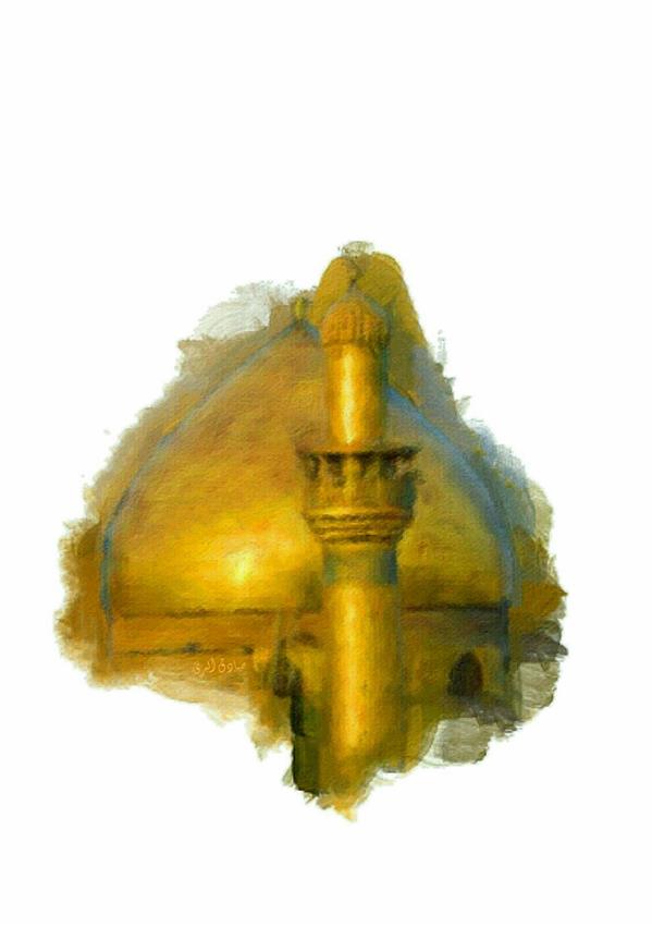 هنر نقاشی و گرافیک محفل نقاشی و گرافیک صادق اکبری عنوان:بارگاه امام علی(ع)